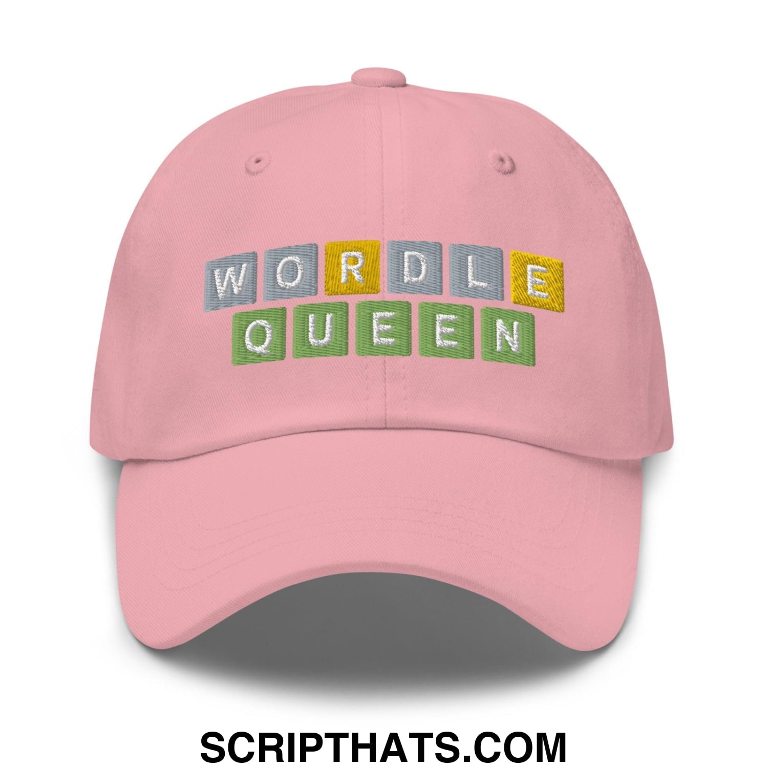 Wordle Queen Dad Hat Pink