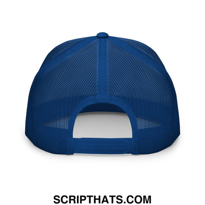 World's Greastest Forklift Driver Regular Trucker Show Hat Royal White Royal