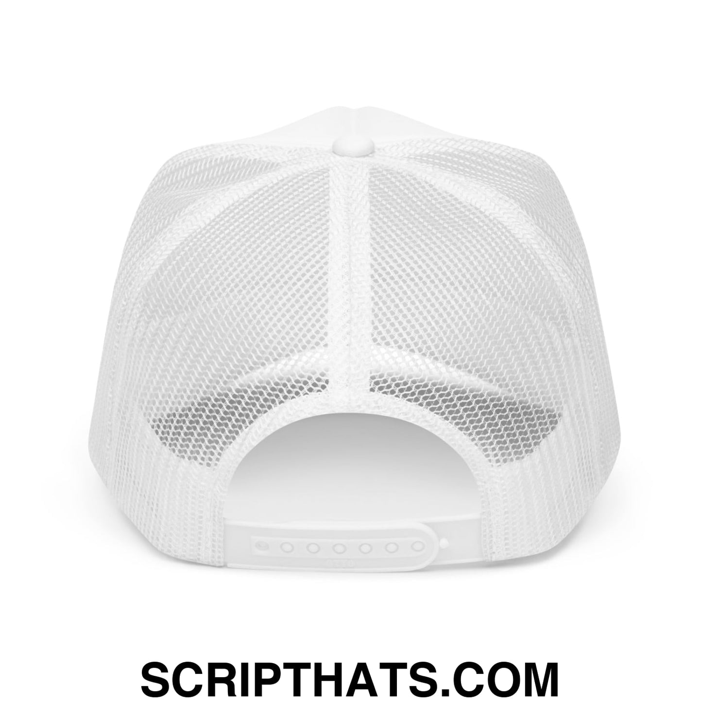 World's Greatest Trucker Regular Show Embroidered Foam Trucker Hat White