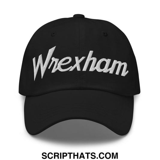 Wrexham Vintage Sports Script Dad Hat Black