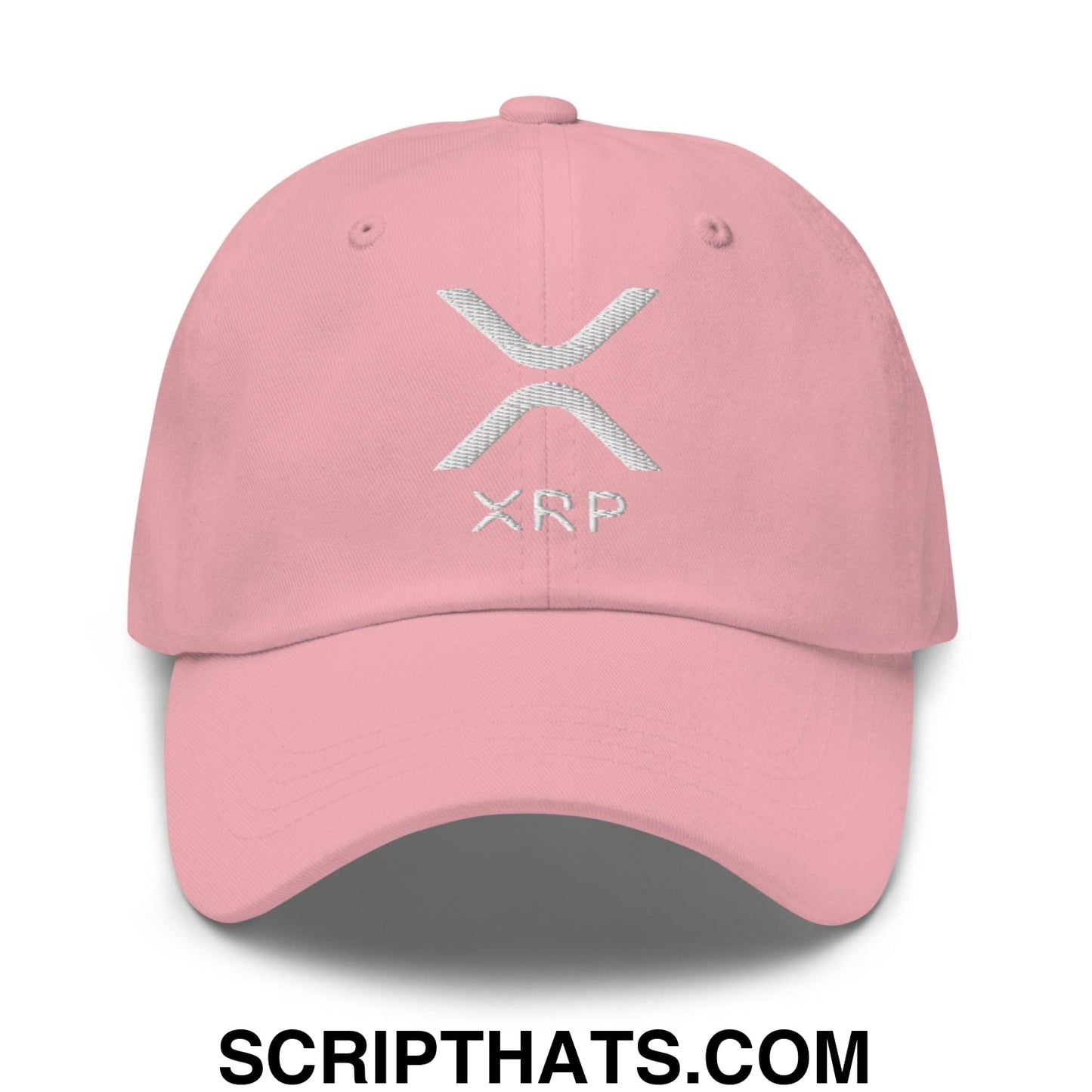 XRP Ripple Embroidered Dad Hat Pink
