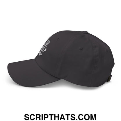 Y'all Need Jesus Embroidered Unstructured Dad Hat Dark Grey