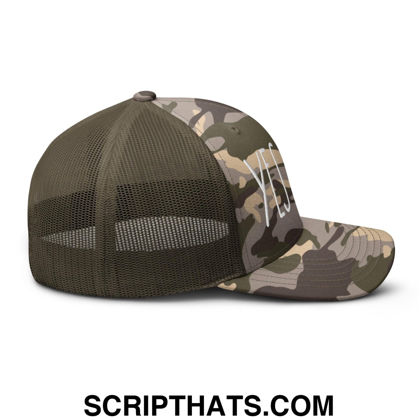Yes Chef Camo Trucker Hat Camo Olive