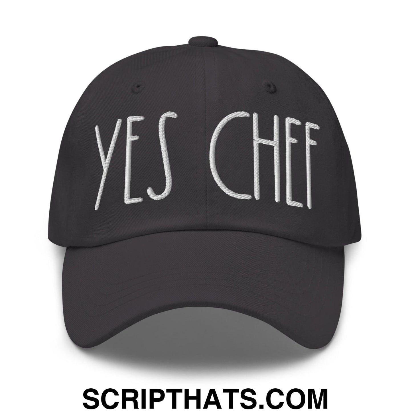 Yes Chef Dad Hat Dark Grey