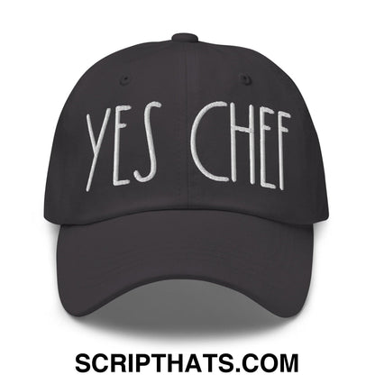 Yes Chef Dad Hat Dark Grey