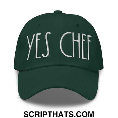 Yes Chef Dad Hat Spruce
