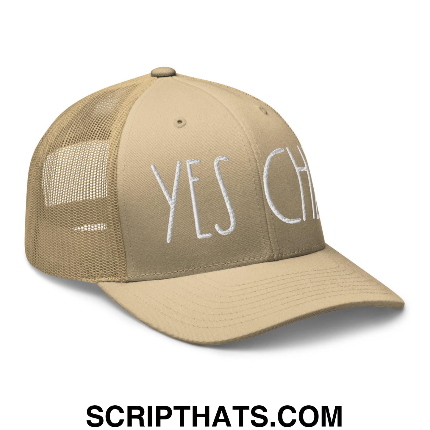 Yes Chef Retro Trucker Hat Khaki
