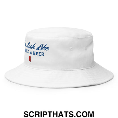 You Look Like I Need a Beer Embroidered Bucket Hat Default Title