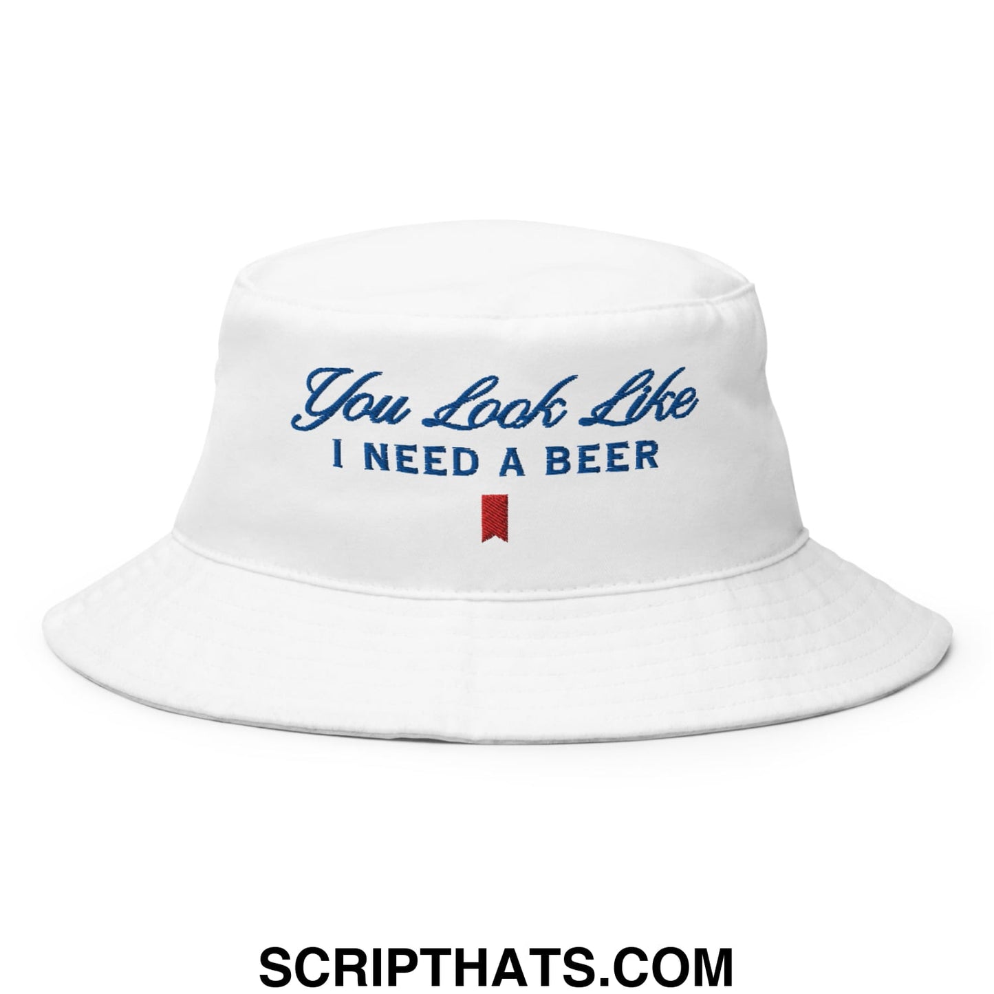 You Look Like I Need a Beer Embroidered Bucket Hat Default Title