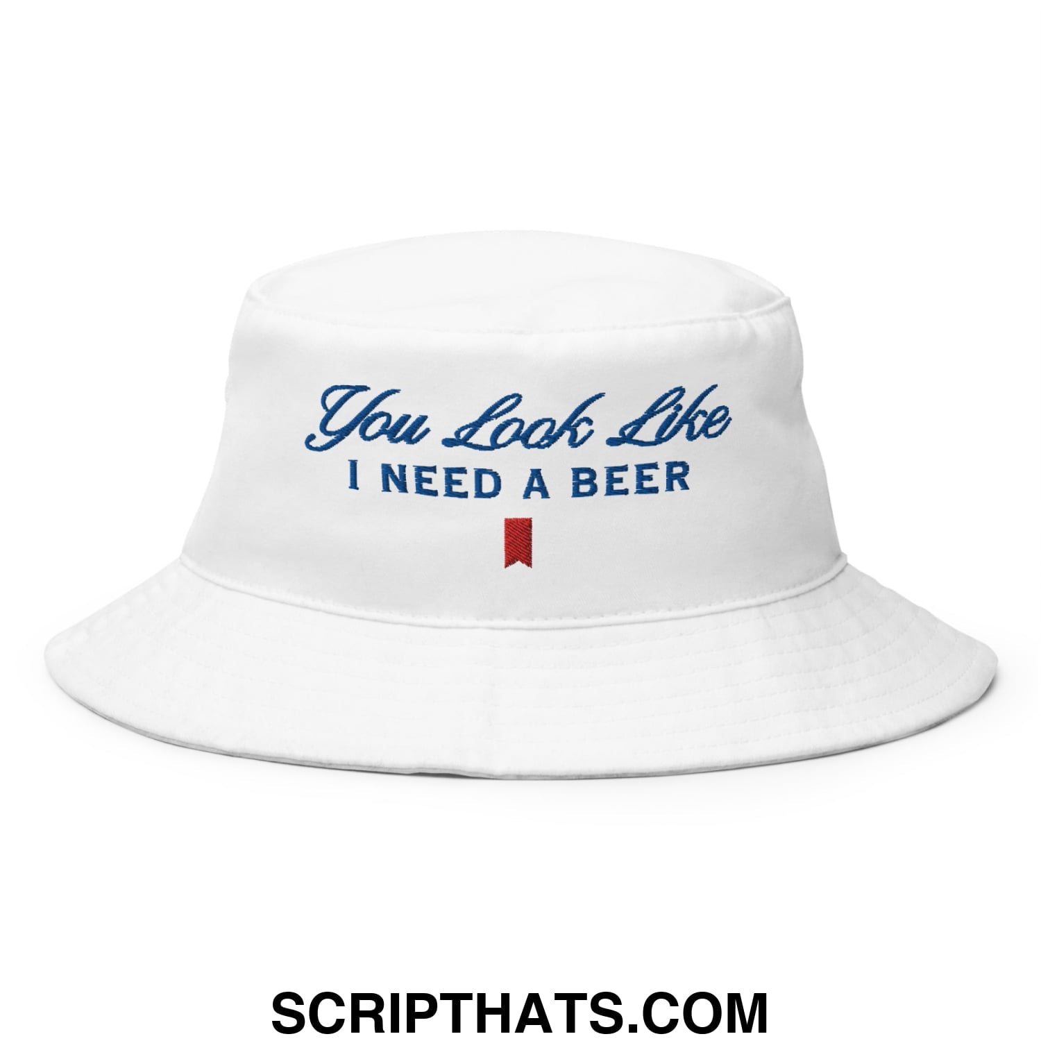 You Look Like I Need a Beer Embroidered Bucket Hat Default Title