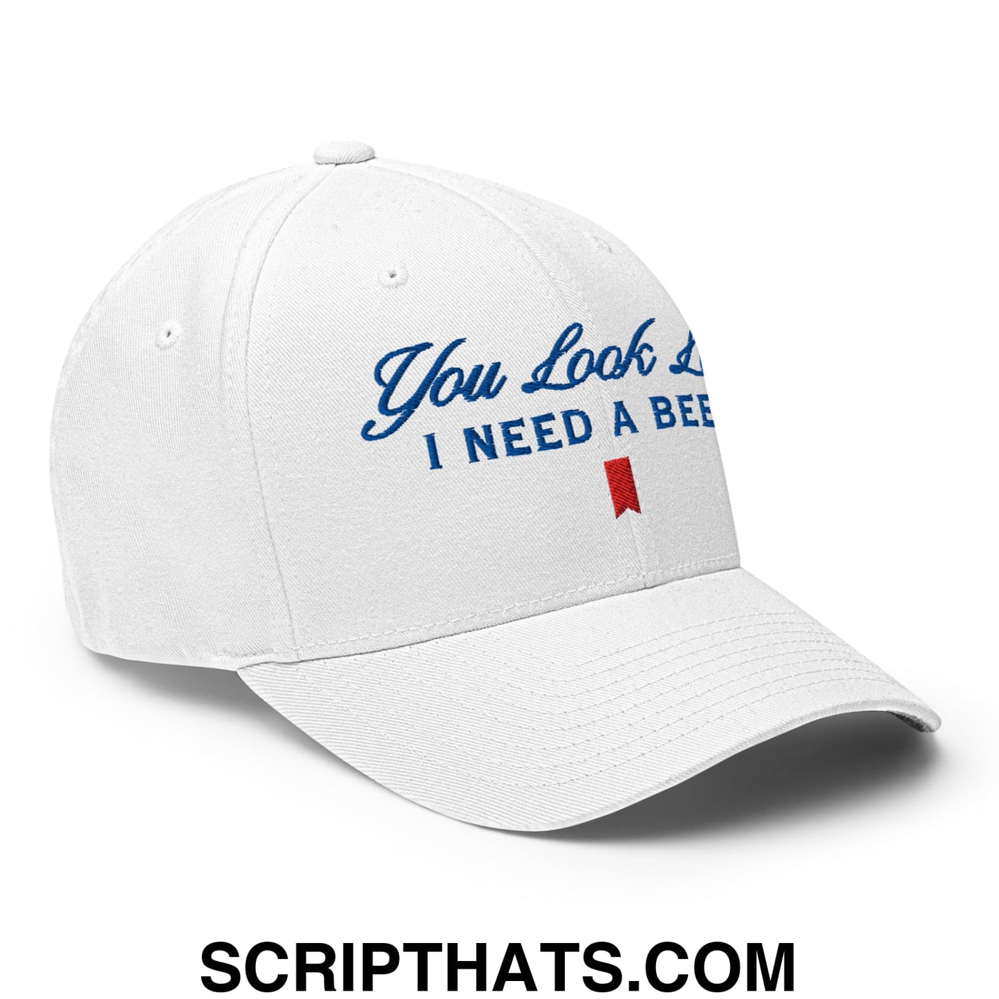 You Look Like I Need a Beer Embroidered Stretch Fit Golf Hat