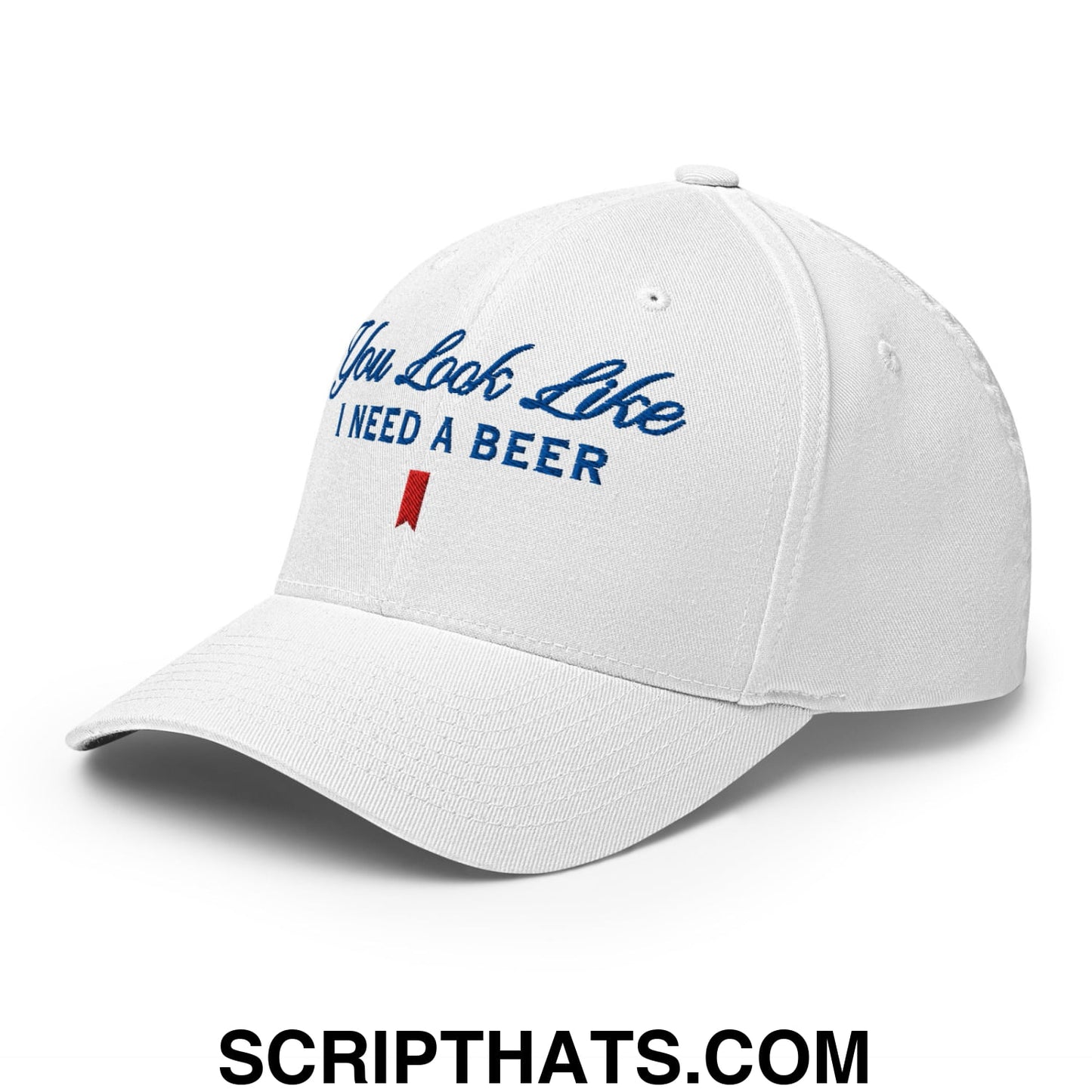 You Look Like I Need a Beer Embroidered Stretch Fit Golf Hat