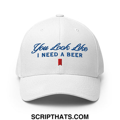 You Look Like I Need a Beer Embroidered Stretch Fit Golf Hat