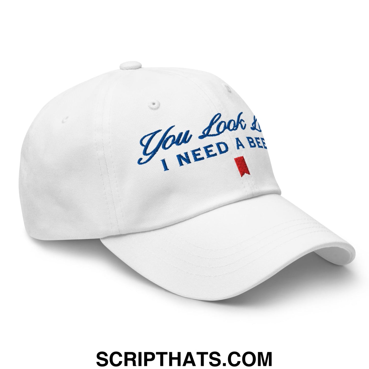 You Look Like I Need a Beer Embroidered Unstructured Dad Hat Default Title