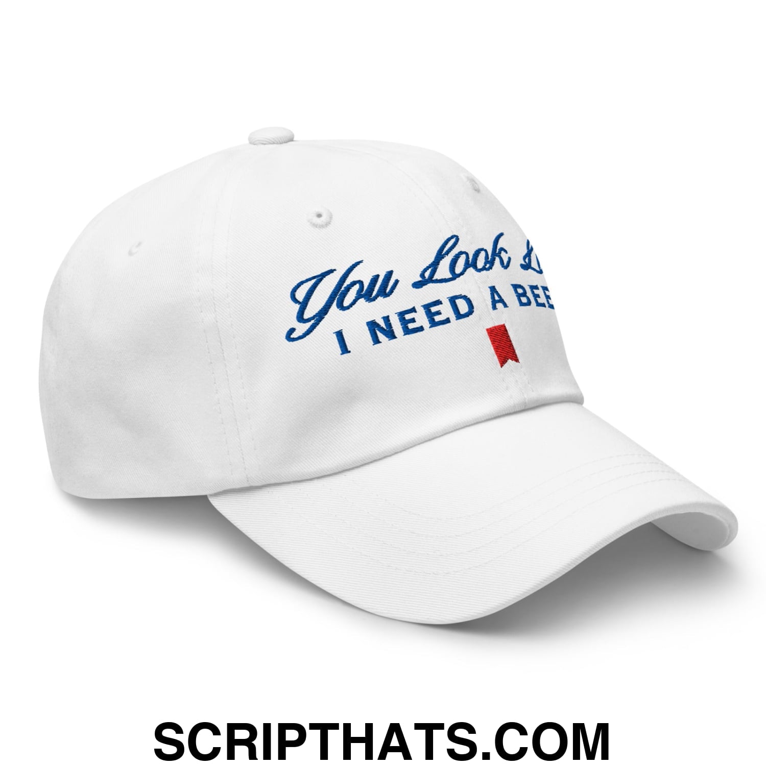 You Look Like I Need a Beer Embroidered Unstructured Dad Hat Default Title